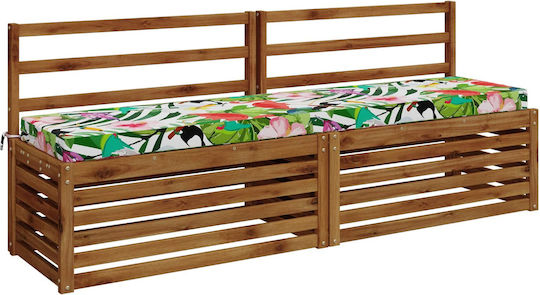 vidaXL Възглавница за градинска пейка Soest Многоцветна 2 бр. 40x170 см