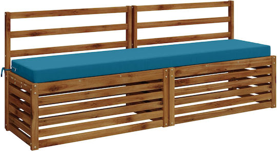 vidaXL Gartenbankkissen Soest Hellblau 2 Stk. 40 x 180 cm