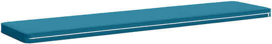vidaXL Gartenbankkissen Blau 2 Stk. 40 x 200 cm
