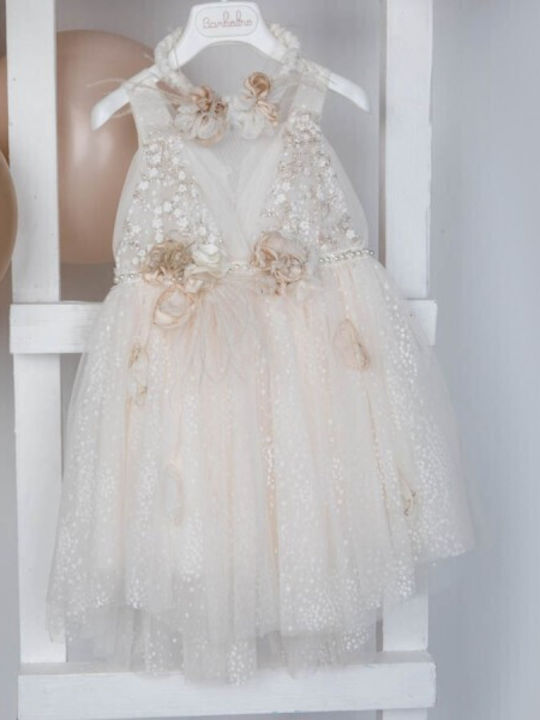 Bambolino Neraida Ecru Taufkleid