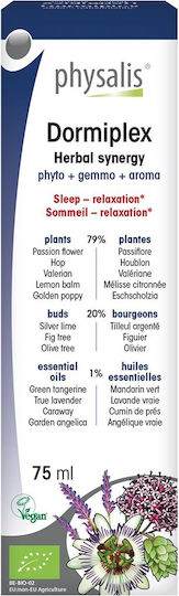 Physalis Bio Vegan Herbal Synergy Dormiplex Sleep & Relaxation Support 75ml