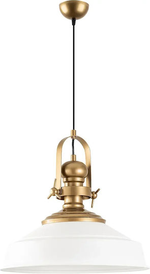 Opviq Craft Hängelampe Weiß mit Fassung E27 40x40x130cm.