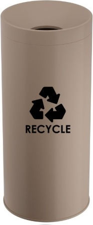 Pam & Co Recycling Plastic Waste Bin 65lt Beige