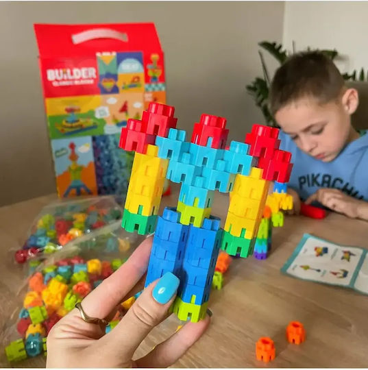 Cuburi de Construit Educative pentru Copii de 3+ Ani 300 Bucăți