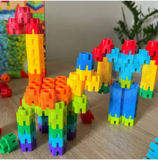 Cuburi de Construit Educative pentru Copii de 3+ Ani 300 Bucăți