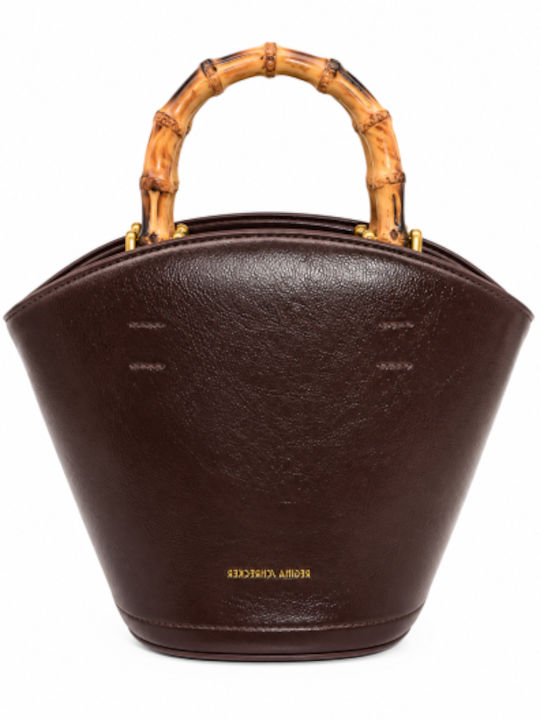 Women’s Dark Brown Drawstring Bag