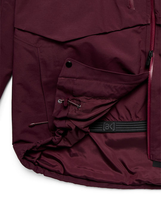Burton Ak Swash 3075710FAK Geacă Bărbătească de Ski & Snowboard Gore-Tex Argintie