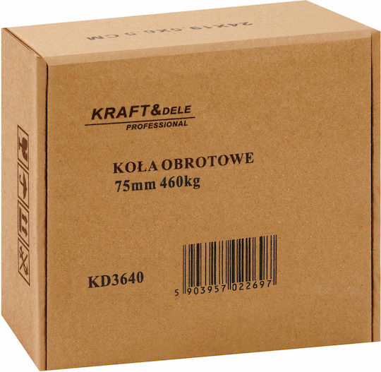 Kraft & Dele KD3640 Räder mit Bremse 4 Stück