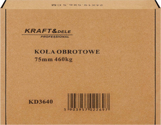 Kraft & Dele KD3640 Räder mit Bremse 4 Stück