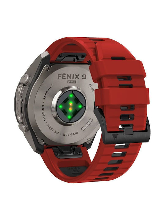 Tech-protect Iconband Pro Garmin Fenix 5x 5x Plus 6x 6x Pro 7x 8 8 Pro 9 9 Pro 47 Mm Red Black 5906302388158 Tech-protect Iconband Pro Garmin Fenix 5x 5x Plus 6x 6x Pro 7x 8 8 Pro 9 9 Pro 47 Mm Red Black 5906302388158