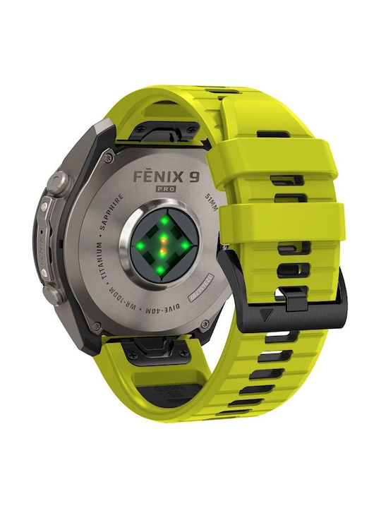 Tech-protect Iconband Pro Garmin Fenix 5x 5x Plus 6x 6x Pro 7x 8 8 Pro 9 9 Pro 51 Mm Lime Black 5906302388240 Tech-protect Iconband Pro Garmin Fenix 5x 5x Plus 6x 6x Pro 7x 8 8 Pro 9 9 Pro 51 Mm Lime Black 5906302388240