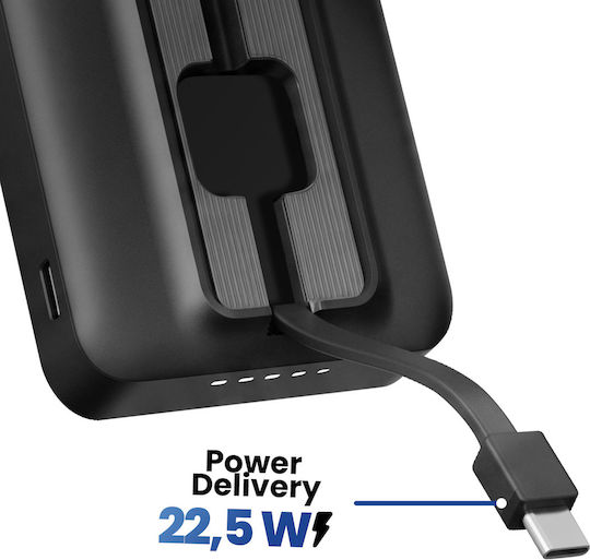 3MK SafeCell MagSafe Външна Батерия 10000mAh 22.5W с USB-C Power Delivery Сива