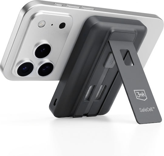 3MK SafeCell MagSafe Външна Батерия 10000mAh 22.5W с USB-C Power Delivery Сива