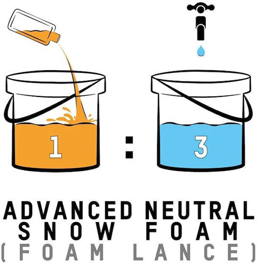 Valetpro Advance Neutral Snow Foam 1л Предизмиваща Пяна Слабопенлива