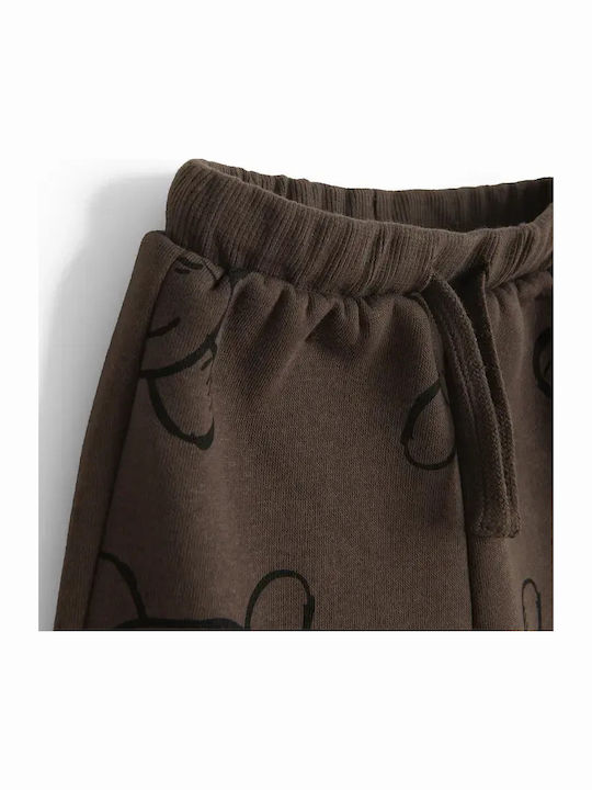 Kids’ Brown Sweatpants Set