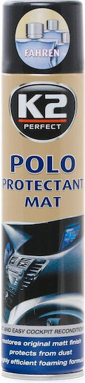 K2 Polo Protectant Mat Spray Curățare și Lustruire pentru Bord Auto 300ml