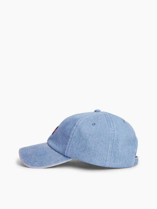 Tommy Jeans Унисекс Шапка Heritage Denim Cap Am0am14717-1aa от светлосин деним