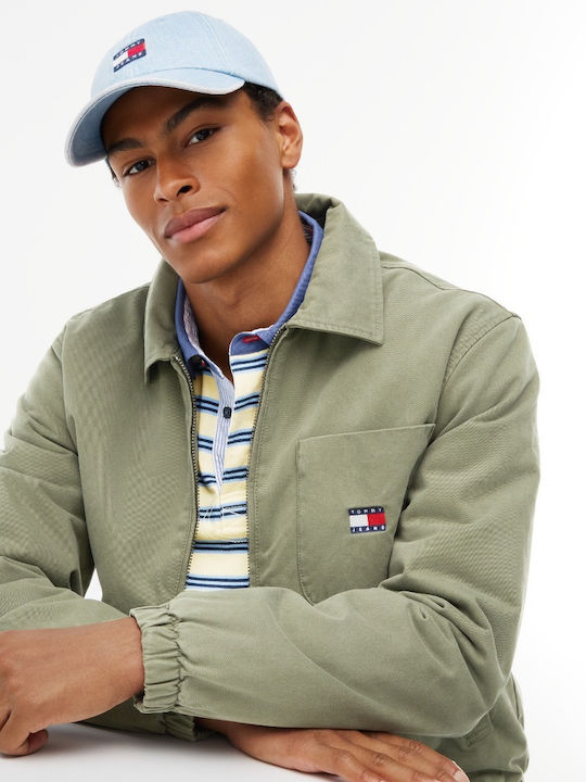 Tommy Jeans Унисекс Шапка Heritage Denim Cap Am0am14717-1aa от светлосин деним