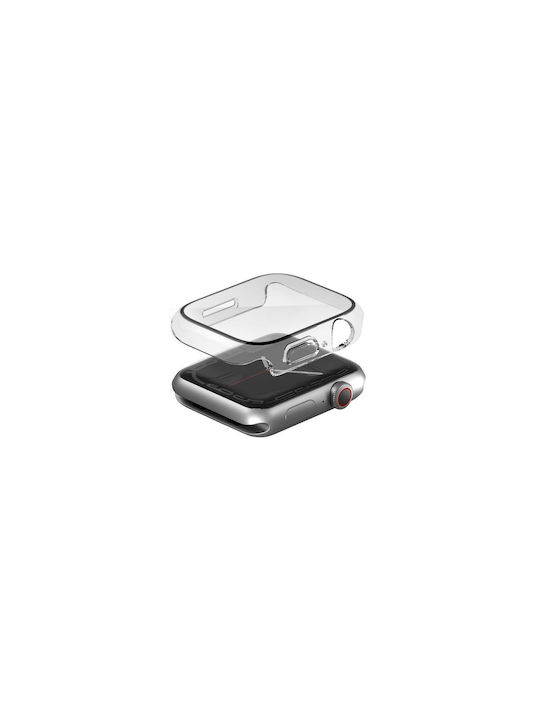 Uniq Legion Curved Carcasă de Plastic cu Sticlă în culoarea Transparent pentru Apple Watch 45mm
