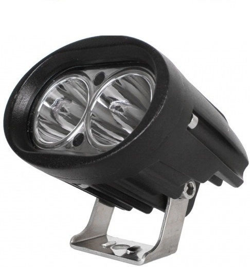 Rundς Wasserdicht Scheinwerfer Auto LED 12 / 24V 20W 10cm mit Weiß Beleuchtung 1Stück