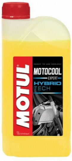 Motul Motocool Expert Motorcycle Radiator Coolant Fluid -37°C Yellow Color 1lt