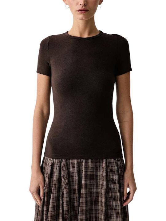 Γυναικείο T-shirt Καφέ