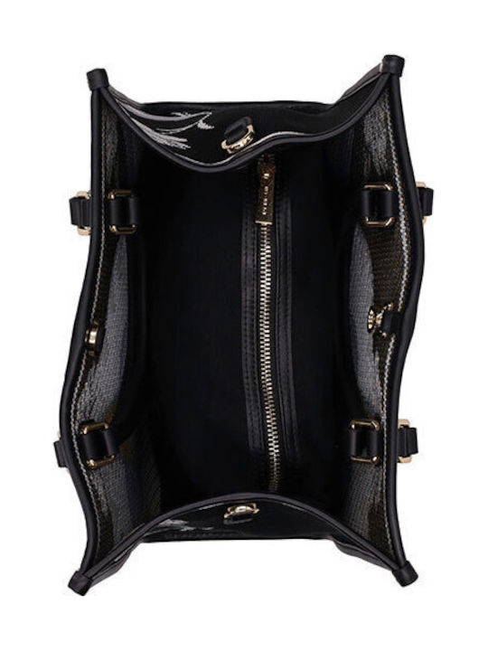 Leather Women's Black Tote Bag