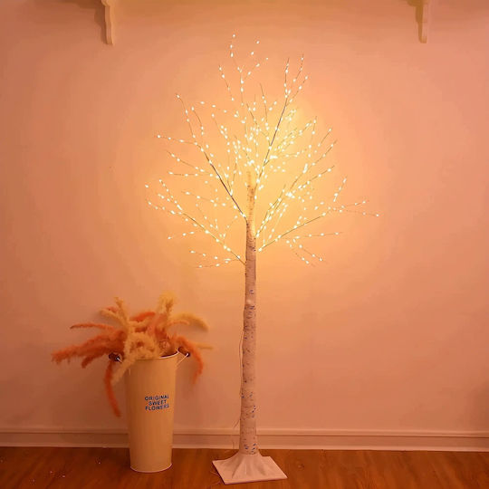 Illuminated Christmas Decorative Plastic Tree 150 cm