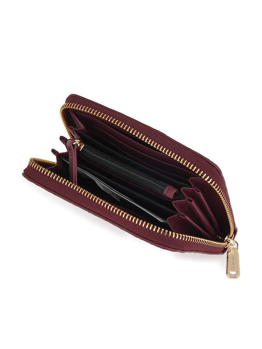 Damenbrieftasche Burgunderrot