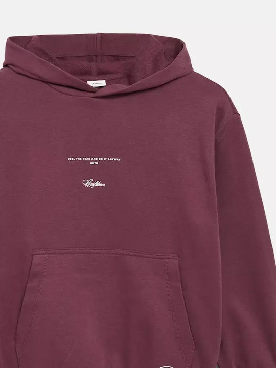 Kinder-Sweatshirt in Bordeaux