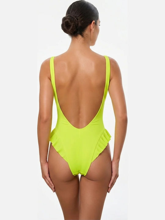 Ολόσωμο Μαγιό Lime Yellow