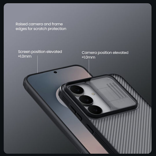 Nillkin Camshield Pro Series Hard Case Transparent Black Samsung Galaxy S25 Fe 5g