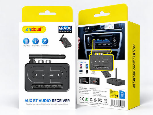 Andowl Q-au6 Bluetooth-Audio-Empfänger Sender Aux 2.1 Auto