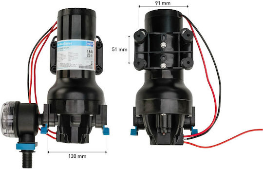 Par-Max Hd6 12V – Pressurized Water Pump 23 L Min 2.8 Bar