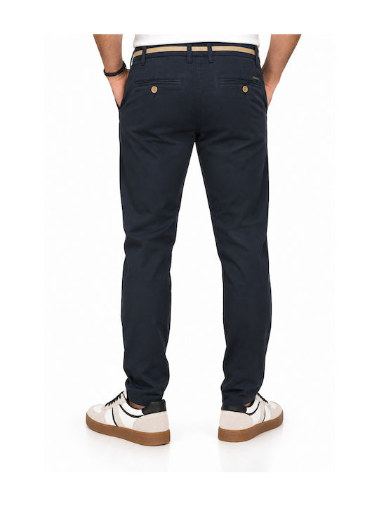 Ανδρικό Παντελόνι Chino Regular Fit Navy