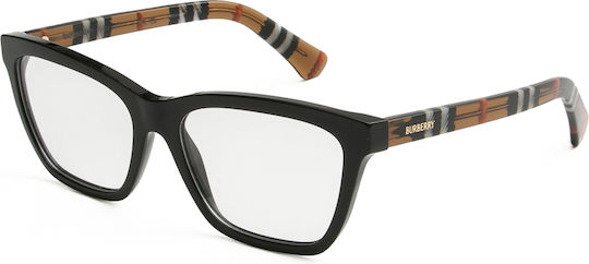 Ramă de Ochelari din Plastic pentru Femei Neagră BE2440 4161