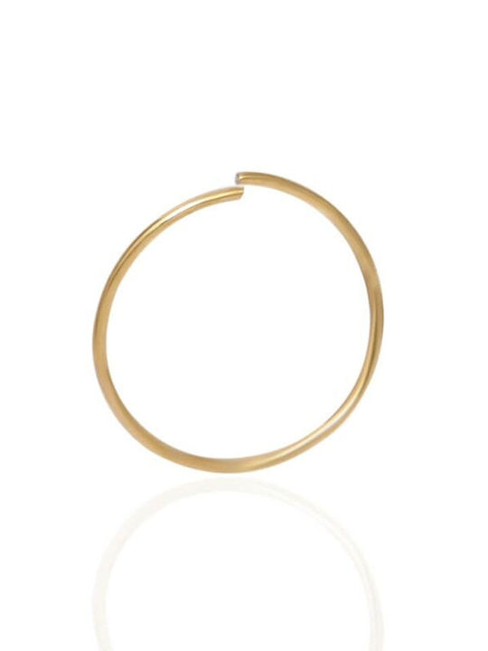 Asimi Gold-Plated Nose Hoop 0.6x10 Mm Surgical Steel 316l 1 Pc Gold-Plated