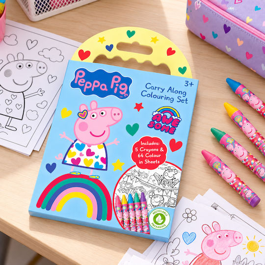 Peppa Pig Σετ Ζωγραφικής