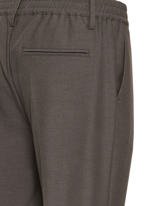 Мъжки еластичен панталон чино Anthracite Grey