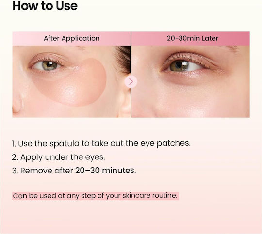 Biodance Collagen Eye Patches – Patches Ματιών Κολλαγόνο Πεπτίδια & Καφεΐνη 60 Τμχ