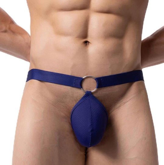 Roza Underwear Men's Sexy Navy Blue String