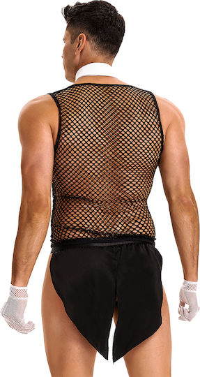 Sexy Ανδρικό Top Μαύρο