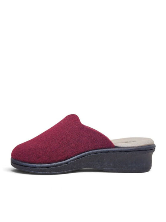 Burgundy Winter Women's Slippers G/70/07-Burgundy