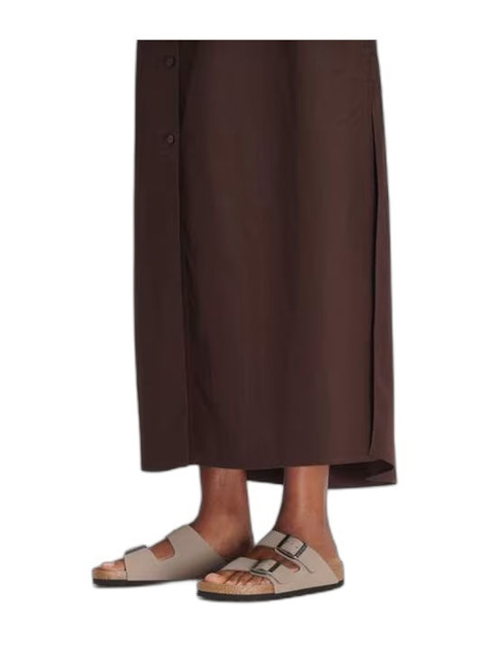 Women's Flat Sandals Beige Narrow Fit