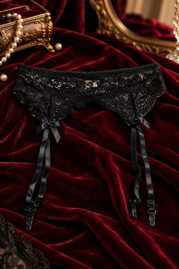 Senses Strumpfhalter Schwarz