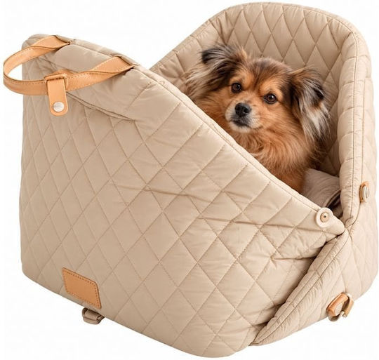 Denik Pets Waterproof Dog Carrier Backpack Beige L45xW43xH34cm