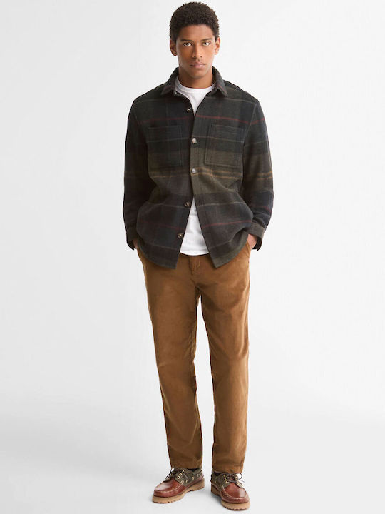 Barbour Woodlane Overshirt Shadow Classic Tartan
