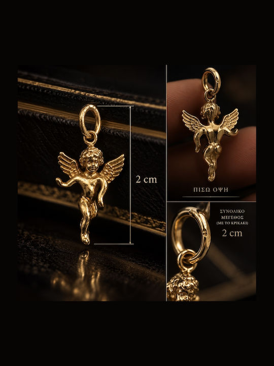 Noitakis Charm Îngeraș din Aur de 14K Noitakis Charm Îngeraș din Aur de 14K
