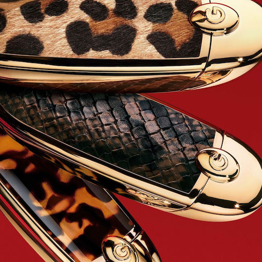 Rouge G Patterns Toc de Ruj Personalizabil Le Python cu Oglindă Dublă și Aspect de Bijuterie, Ultra-Îngrijitor