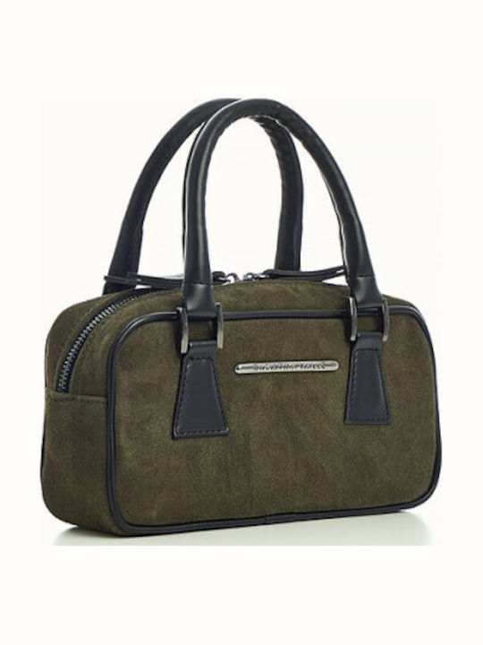 Women's Suede Bag White